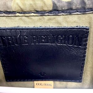 True religion, camo,jeans-jacket . Size xxxl
